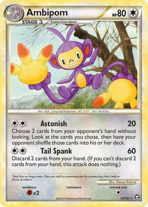Ambipom 13/102 - HSTriumphant Reverse Holofoil - Poke-Collect