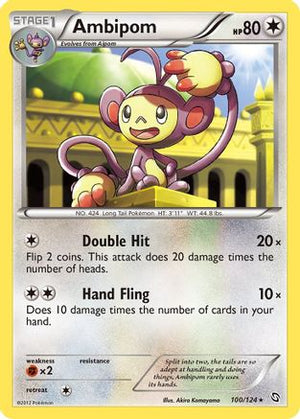 Ambipom 100/124 - Dragons Exalted Reverse Holofoil - Poke-Collect