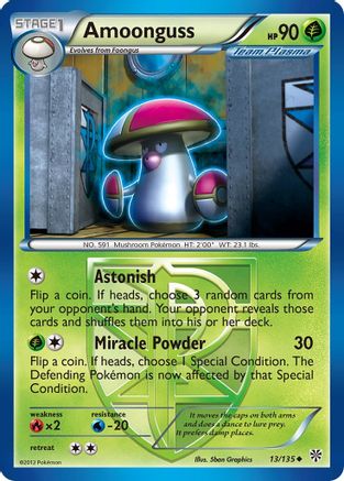 Amoonguss (Team Plasma) 13/135 - Plasma Storm - Poke-Collect