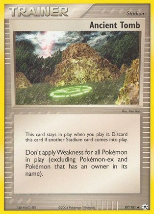 Ancient Tomb 87/101 - Hidden Legends - Poke-Collect