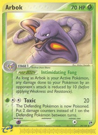 Arbok 29/100 - Sandstorm Reverse Holofoil - Poke-Collect