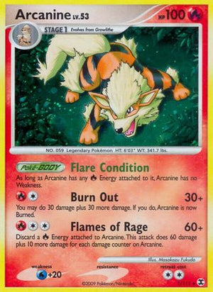 Arcanine 1/111 - Rising Rivals Reverse Holofoil