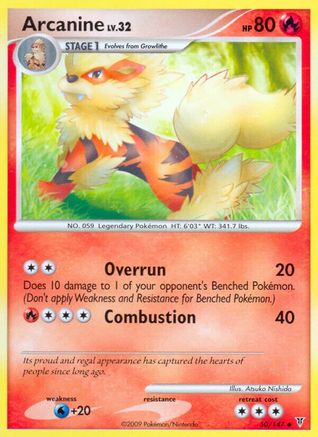Arcanine 50/147 - Supreme Victors Reverse Holofoil - Poke-Collect