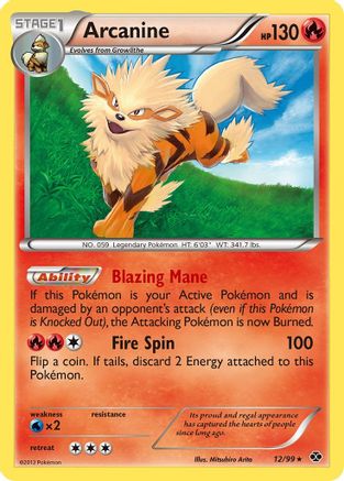 Arcanine (12) 12/99 - Next Destinies - Poke-Collect