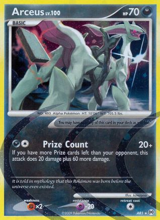 Arceus AR1/99 - Arceus Holofoil - Poke-Collect