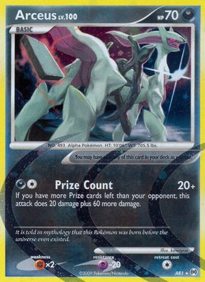 Arceus AR1/99 - Arceus Holofoil - Poke-Collect