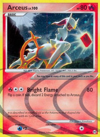 Arceus AR3/99 - Arceus Holofoil - Poke-Collect