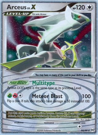 Arceus Lv.X (95) 95/99 - Arceus Holofoil - Poke-Collect