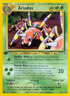 Ariados 27/111 - Neo Genesis 1st Edition - Poke-Collect
