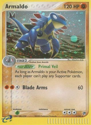 Armaldo 1/100 - Sandstorm Holofoil - Poke-Collect
