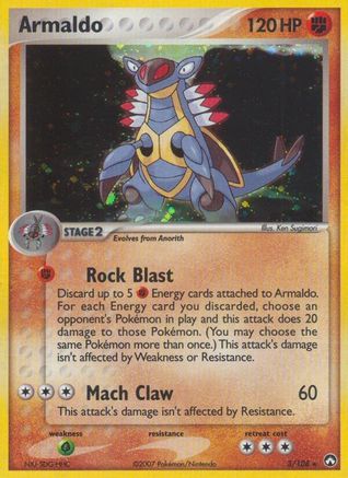Armaldo 3/108 - Power Keepers Reverse Holofoil - Poke-Collect