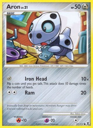 Aron 57/111 - Rising Rivals Reverse Holofoil - Poke-Collect