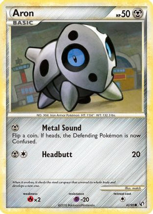 Aron 42/90 - HSUndaunted Reverse Holofoil - Poke-Collect