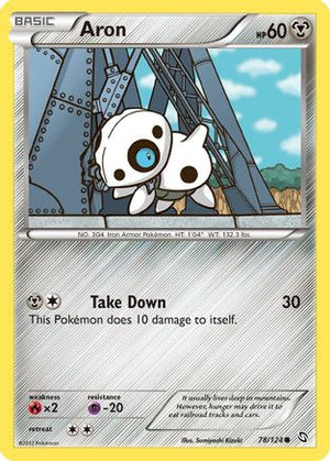 Aron 78/124 - Dragons Exalted Reverse Holofoil - Poke-Collect