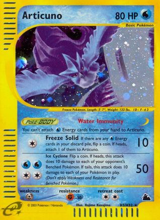 Articuno H3/144 - Skyridge Holofoil - Poke-Collect