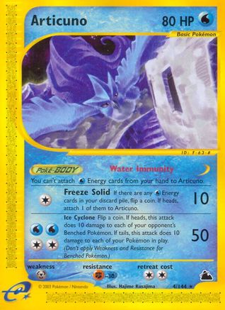 Articuno (4) 4/144 - Skyridge - Poke-Collect