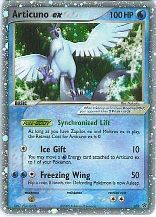Articuno ex - 032 (EX Collector's Window Tins) 32/40 - Nintendo Promos Holofoil - Poke-Collect