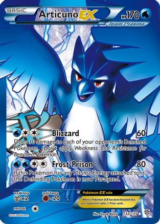 Articuno EX (Team Plasma) (132 Full Art) 132/135 - Plasma Storm Holofoil - Poke-Collect