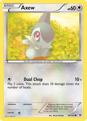 Axew 86/101 - Noble Victories - Poke-Collect