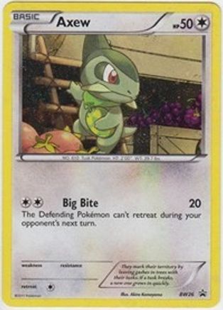 Axew BW26/101 - BW Black Star Promos Holofoil - Poke-Collect