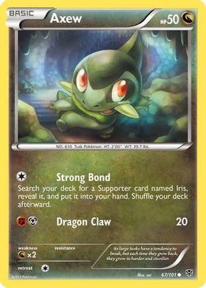 Axew 67/101 - Plasma Blast Reverse Holofoil - Poke-Collect