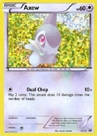 Axew - 12/12 12/12 - McDonalds Promos 2012 Holofoil - Poke-Collect