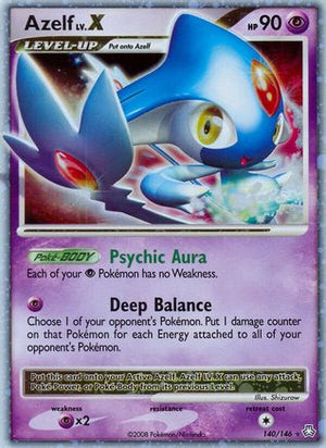 Azelf LV.X 140/146 - Legends Awakened Holofoil - Poke-Collect