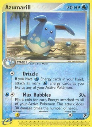 Azumarill 30/100 - Sandstorm Reverse Holofoil - Poke-Collect