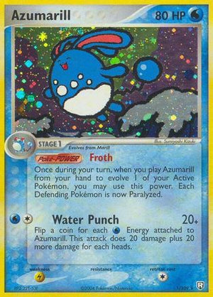 Azumarill 1/109 - Team Rocket Returns Holofoil - Poke-Collect