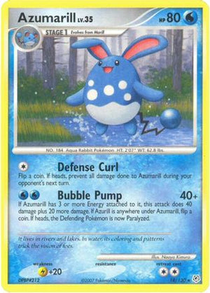 Azumarill 18/130 - Diamond & Pearl Reverse Holofoil - Poke-Collect
