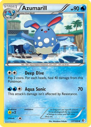 Azumarill 37/149 - Boundaries Crossed Reverse Holofoil - Poke-Collect