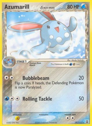 Azumarill δ 19/113 - Delta Species Reverse Holofoil - Poke-Collect