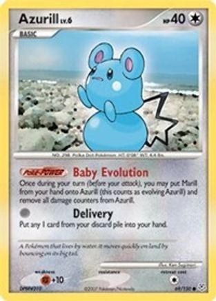Azurill 69/130 - Diamond and Pearl Reverse Holofoil - Poke-Collect