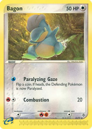 Bagon 23/97 - Dragon Reverse Holofoil - Poke-Collect