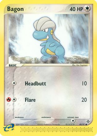 Bagon - 49/97 49/97 - Dragon - Poke-Collect
