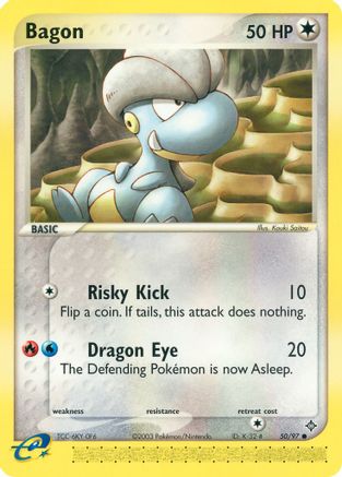 Bagon - 50/97 50/97 - Dragon - Poke-Collect