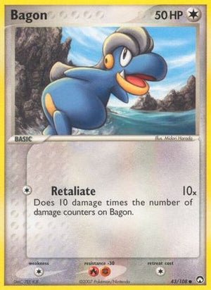 Bagon 43/108 - Power Keepers Reverse Holofoil - Poke-Collect