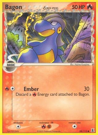 Bagon δ 58/113 - Delta Species Reverse Holofoil - Poke-Collect