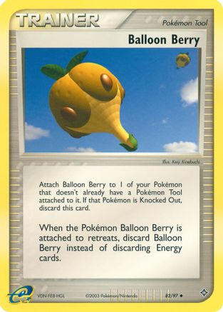 Balloon Berry 82/97 - Dragon Reverse Holofoil - Poke-Collect