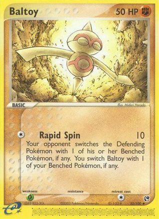 Baltoy 32/100 - Sandstorm Reverse Holofoil - Poke-Collect
