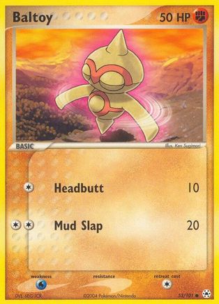 Baltoy - 53/101 53/101 - Hidden Legends - Poke-Collect