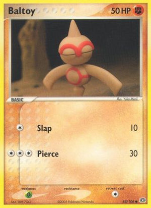 Baltoy 43/106 - Emerald - Poke-Collect