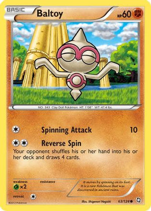 Baltoy 63/124 - Dragons Exalted Reverse Holofoil - Poke-Collect