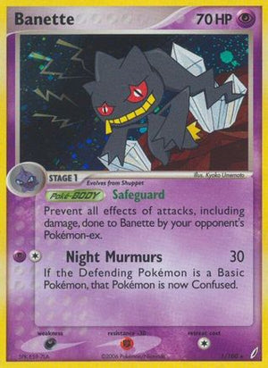 Banette 1/100 - Crystal Guardians Holofoil - Poke-Collect