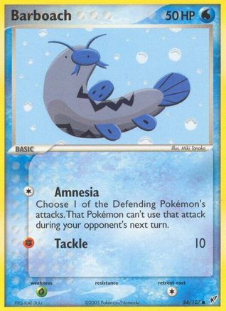 Barboach 54/107 - Deoxys Reverse Holofoil - Poke-Collect
