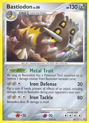 Bastiodon 20/127 - Platinum Reverse Holofoil - Poke-Collect