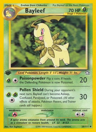 Bayleef (28) 28/111 - Neo Genesis Unlimited - Poke-Collect