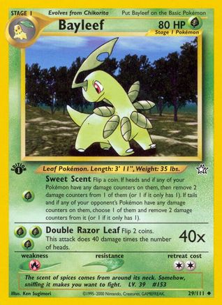Bayleef (29) 29/111 - Neo Genesis Unlimited - Poke-Collect