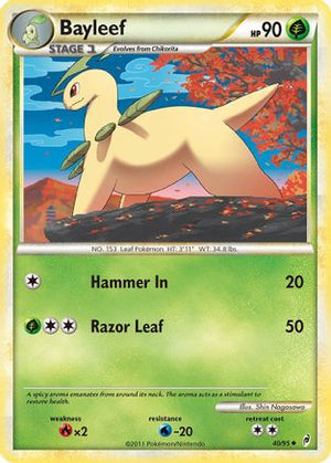 Bayleef 40/95 - Call of Legends Reverse Holofoil - Poke-Collect