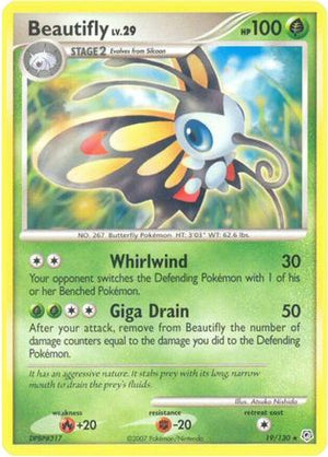 Beautifly 19/130 - Diamond & Pearl Reverse Holofoil